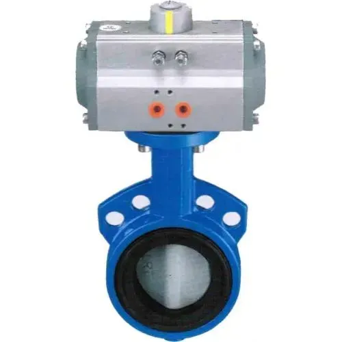 台湾气动法兰对夹式蝶阀