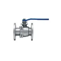 P168两片式不锈钢法兰球阀